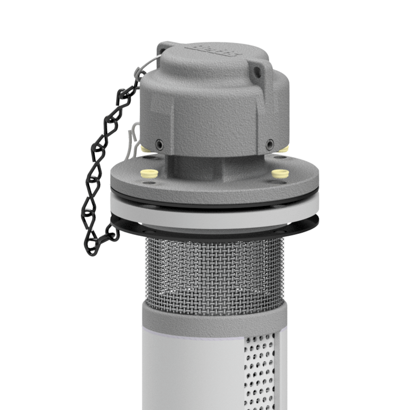 Dip Tube Guide and Cap Assembly Pacific Rim Technical Instrumentation