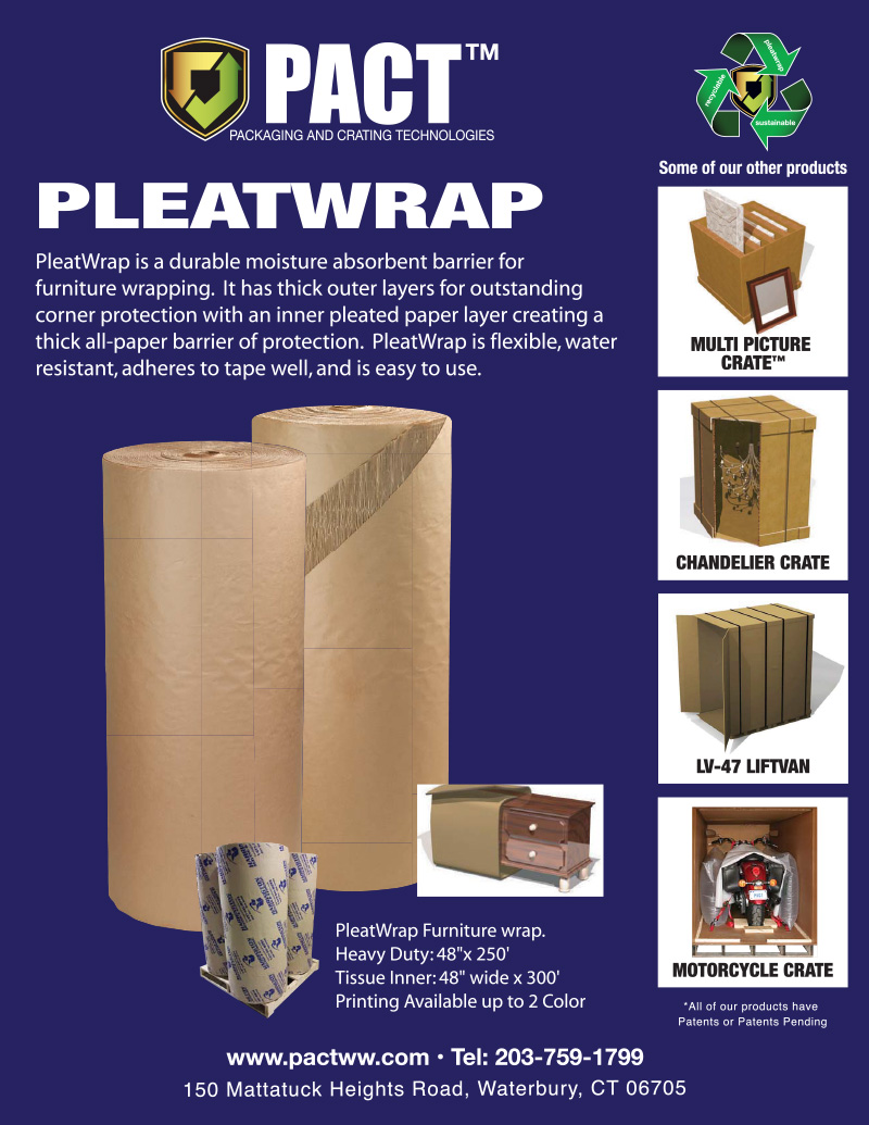 Protective Wrap Packaging PACT industrial packaging manufacturer