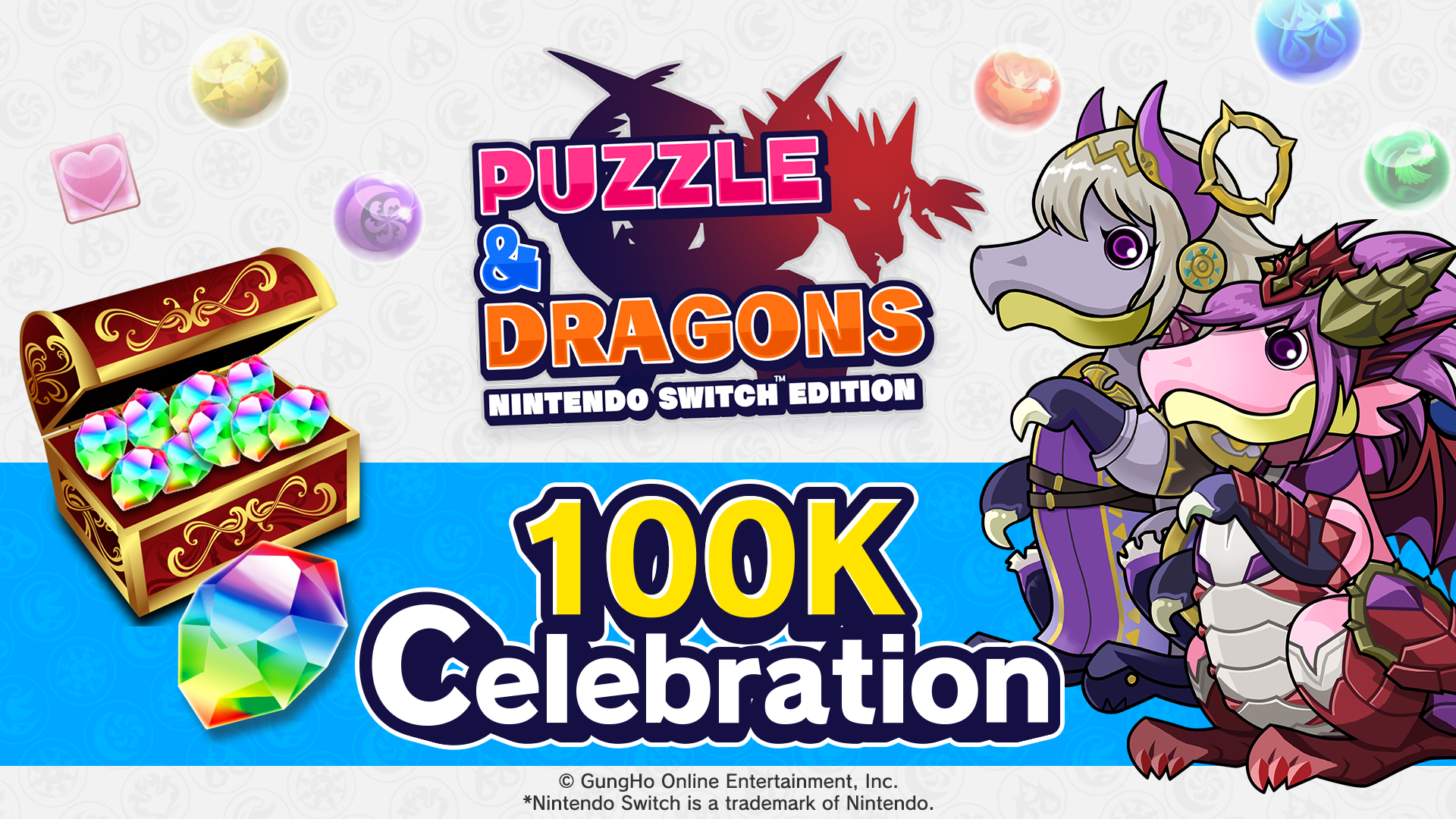 100K Celebration PUZZLE & DRAGONS Nintendo Switch Edition