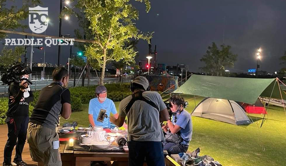 NHK BSP テントを背負って 都心唯一のカヤック・カヌー・SUP専門店[パドルクエスト]