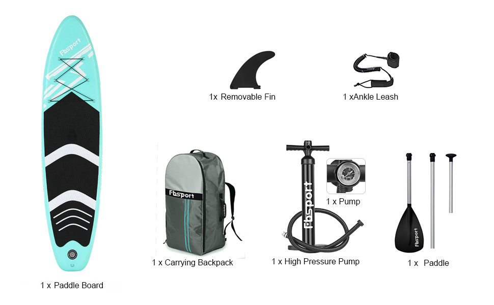 FBSPORT Premium Inflatable Stand Up Paddle Board A great all round