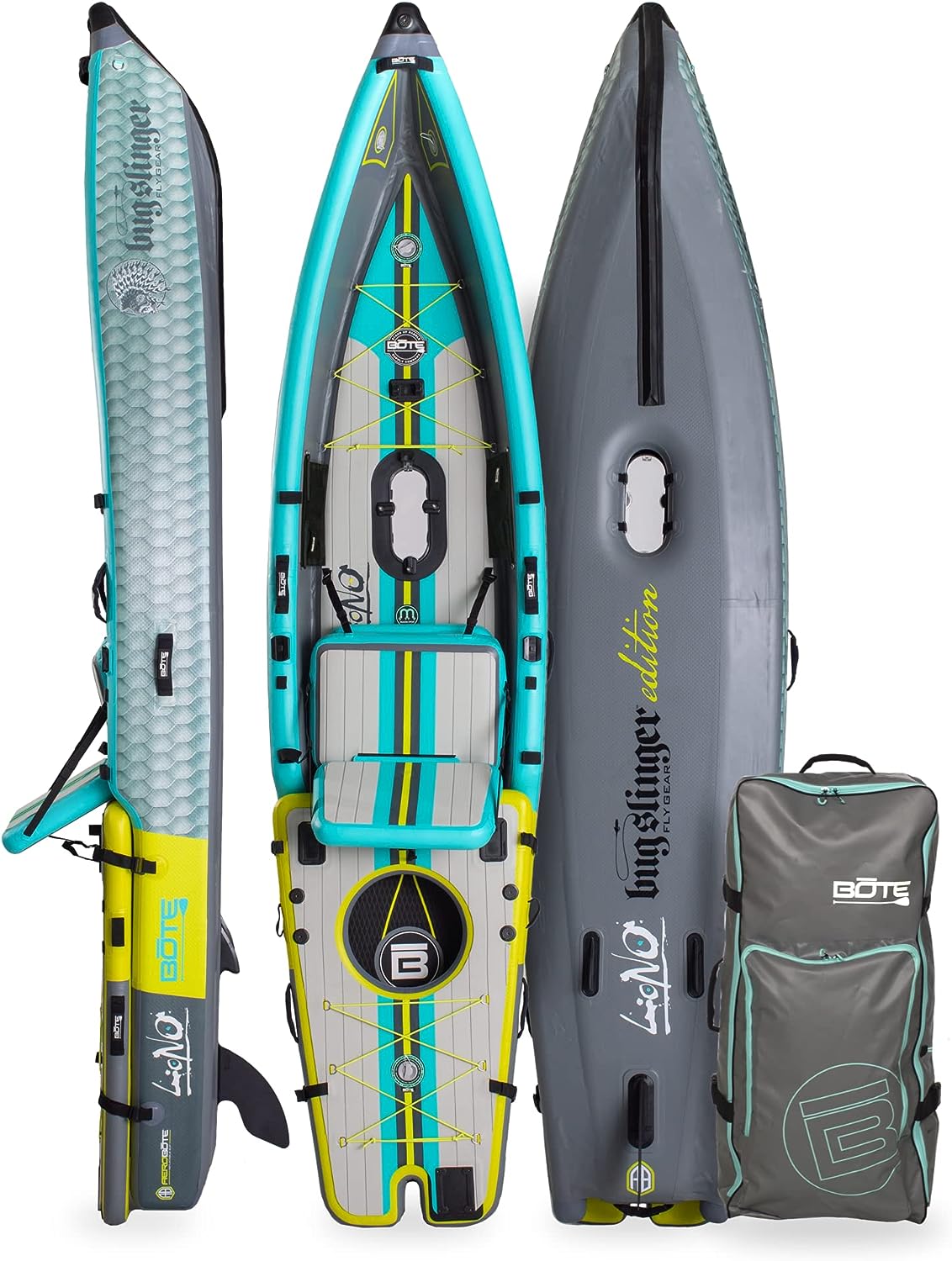 BOTE Lono Aero Inflatable Kayak Coverts to Stand Up Paddle Board