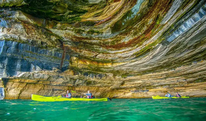 Why You Need to Take a Kayak Tour of Pictured Rocks