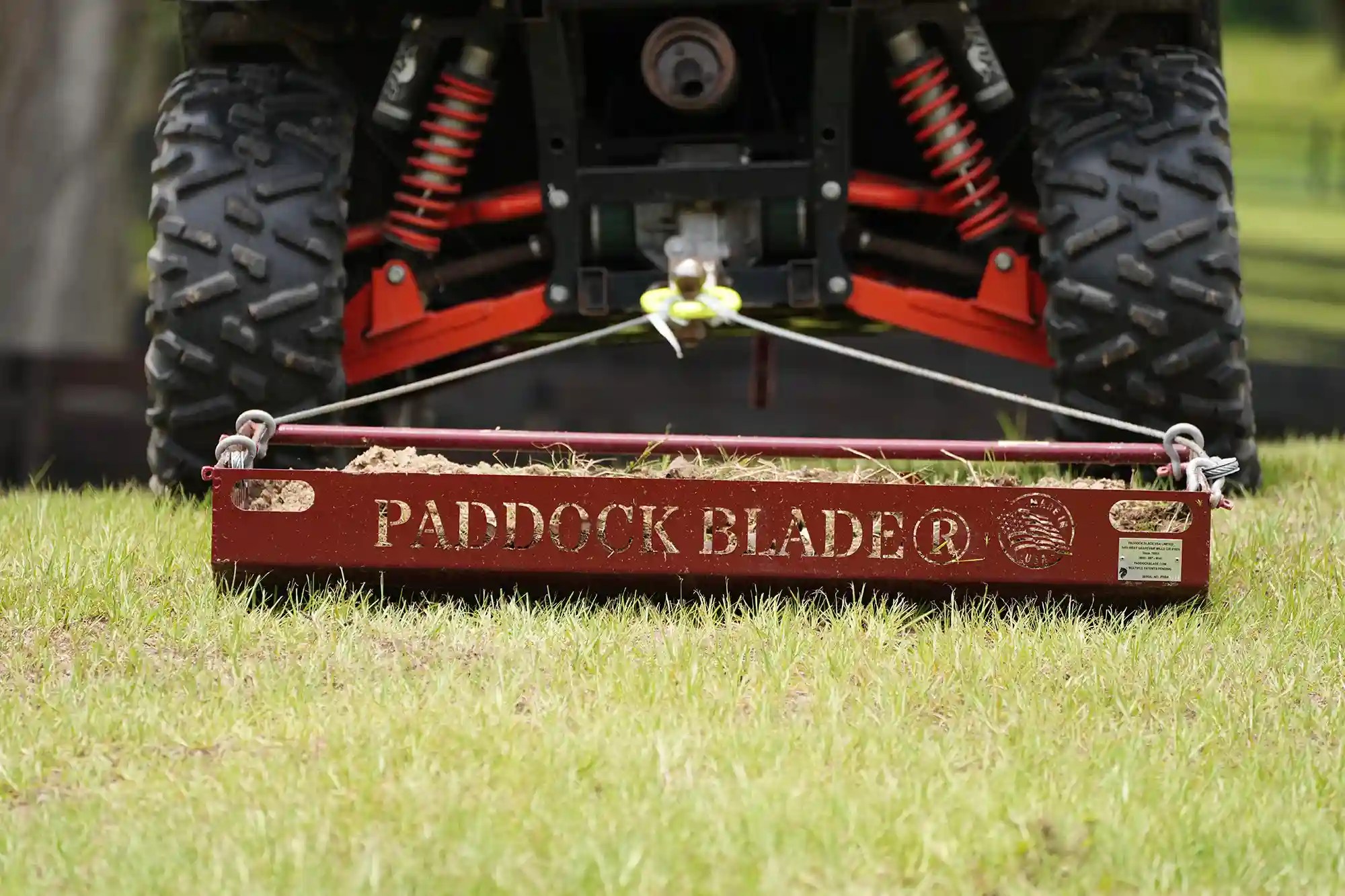 Paddock Blade in Action Revolutionary Horse Pooper Scooper Paddock