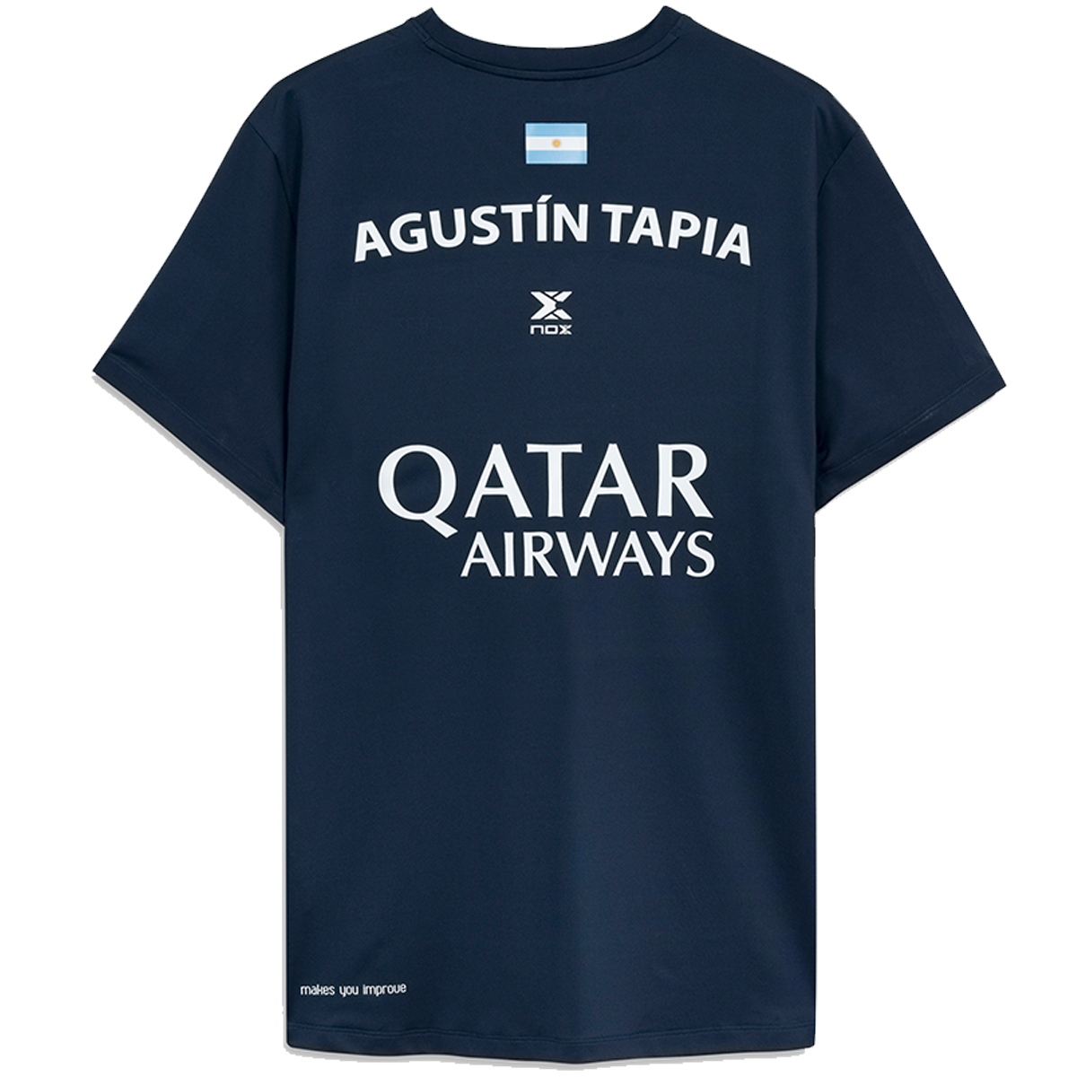 Nox Polo T-Shirt AT10 Sponsors - Dark Blue - Padel Life