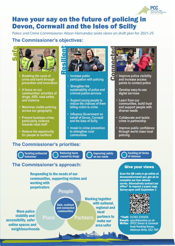 Police and Crime Plan survey Padstow Town Council