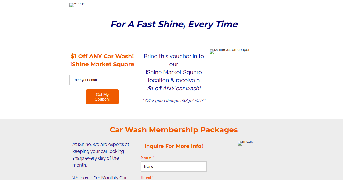 Car Wash iShine Express Market Square