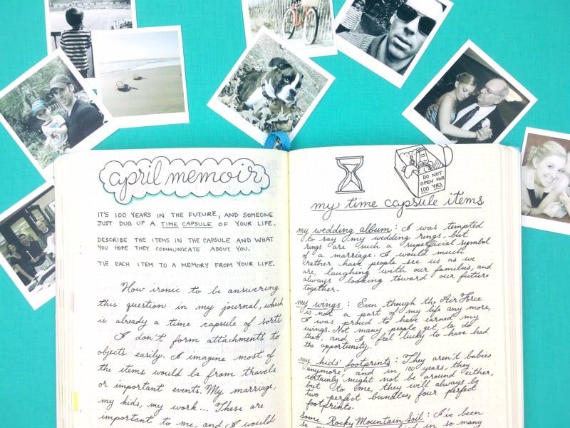 Monthly Memoir Prompts Unlock Your Past Through Journaling Page Flutter