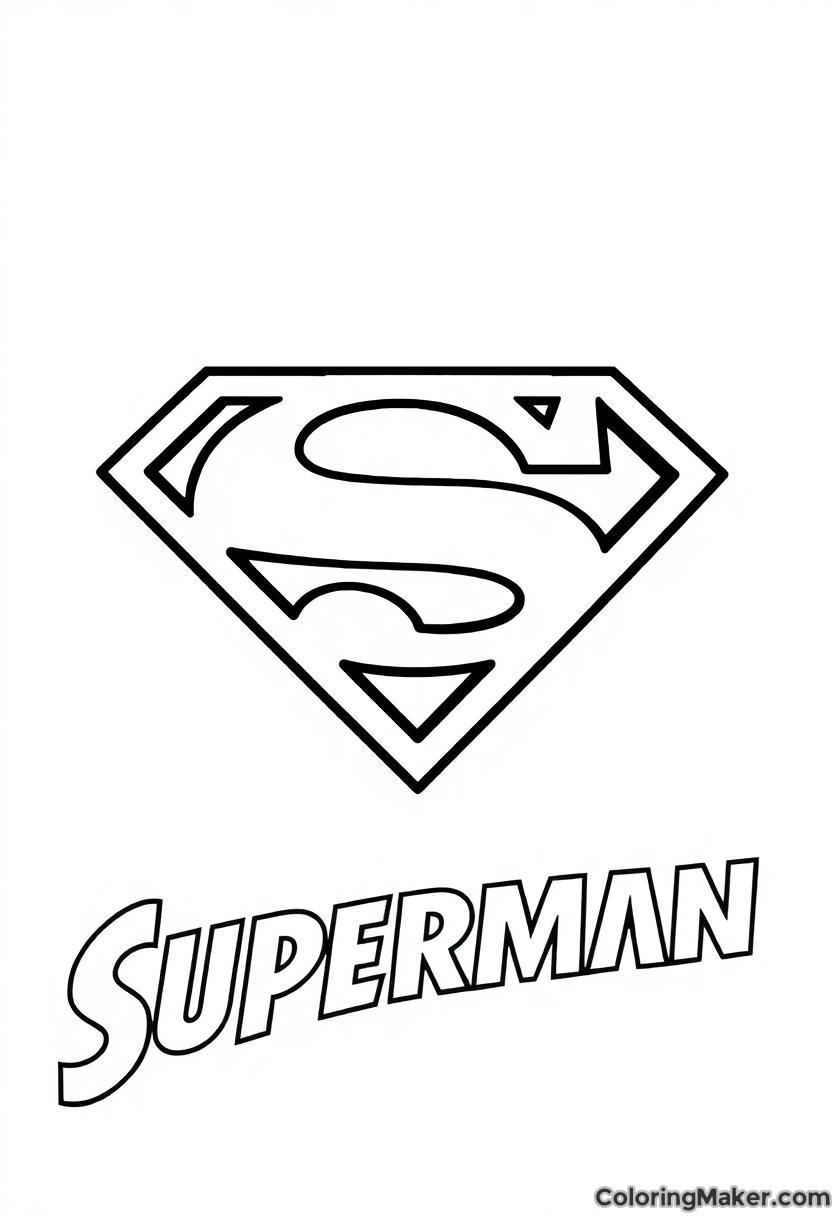 Superman Coloring Pages, 8 Free Printables ColoringMaker