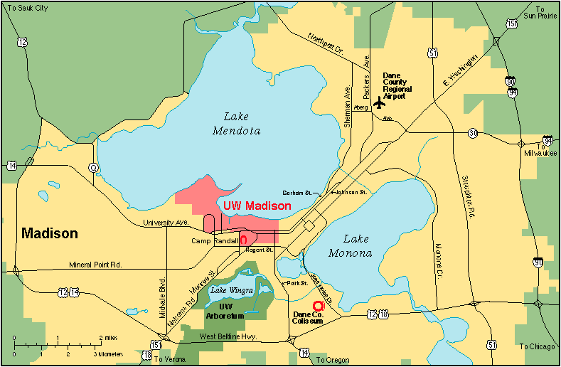 Where Is Madison Wisconsin On Us Map Living in Madison Wisconsin