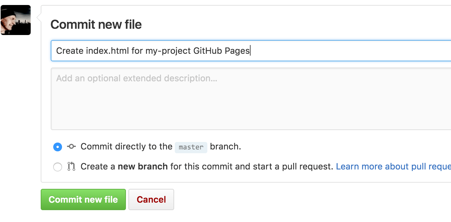 how to create a website on github
