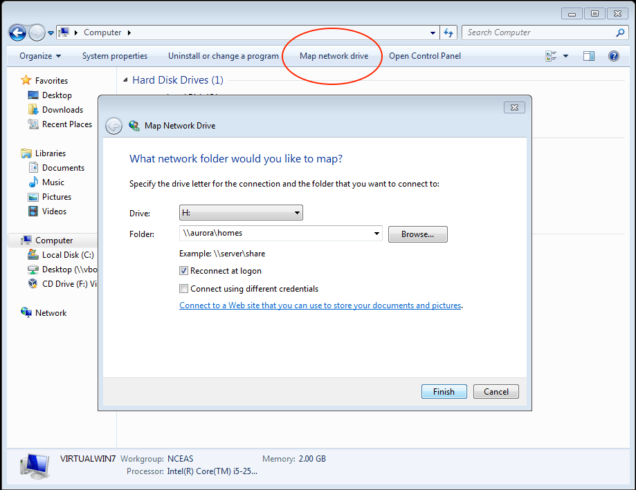 Mount Your Home Directory Computing
