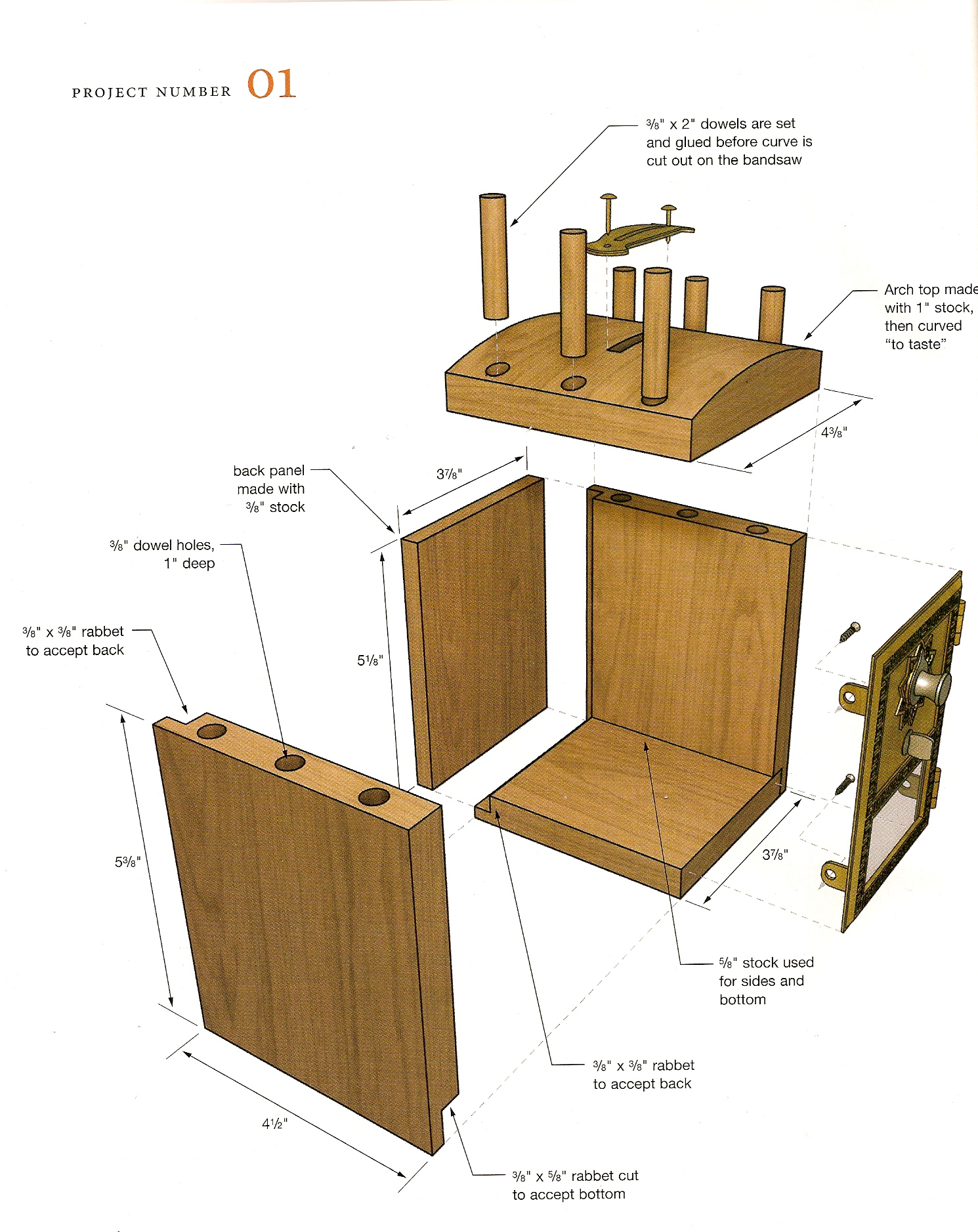 Post Office Lock Door Bank Plan