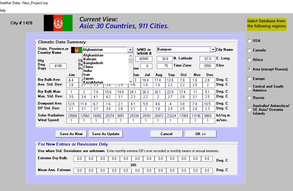 Energy Program, Dept. Of Arch., Texas A&M University
