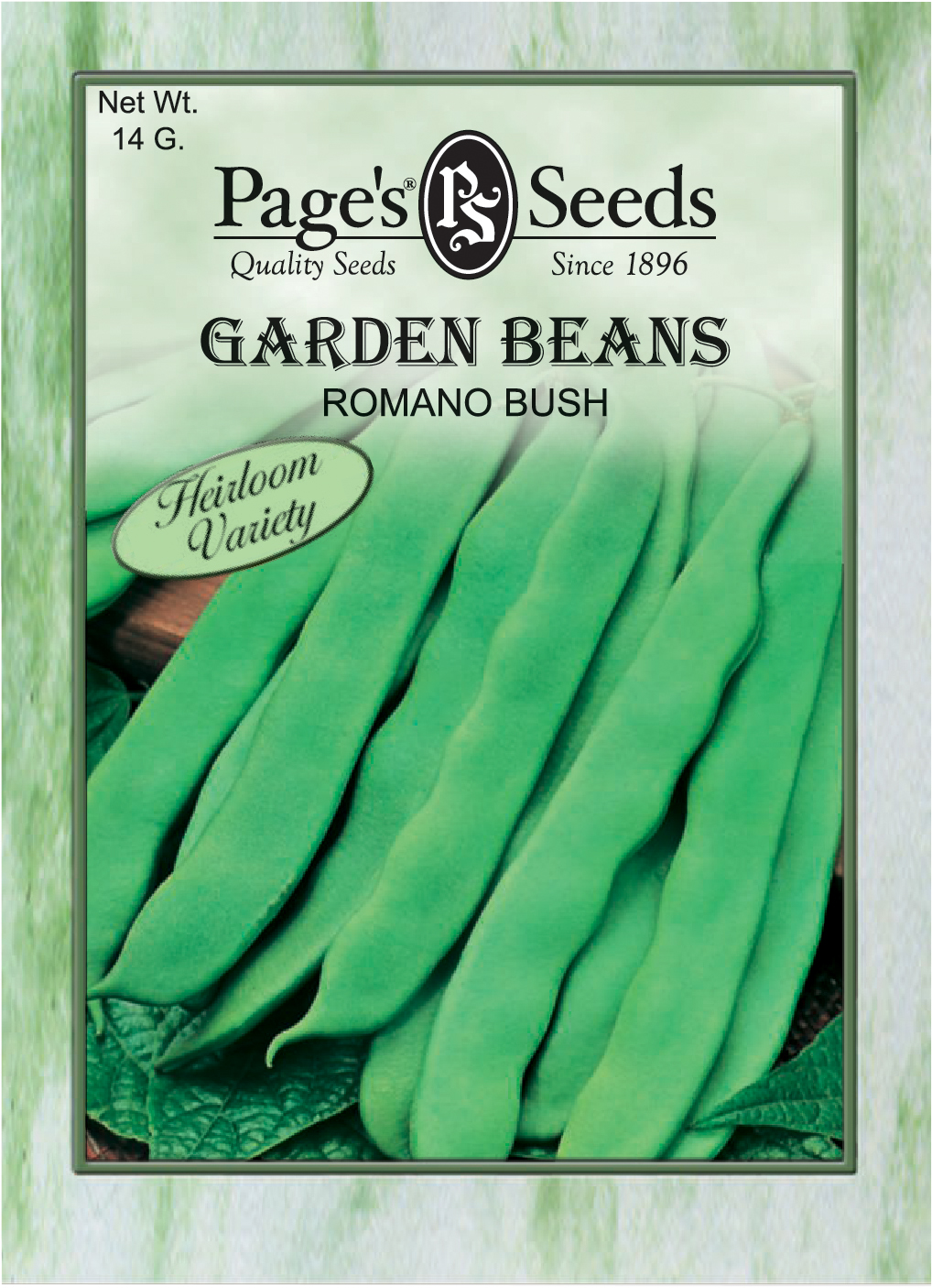 Garden Bean Romano Bush The Page Seed Company, Inc