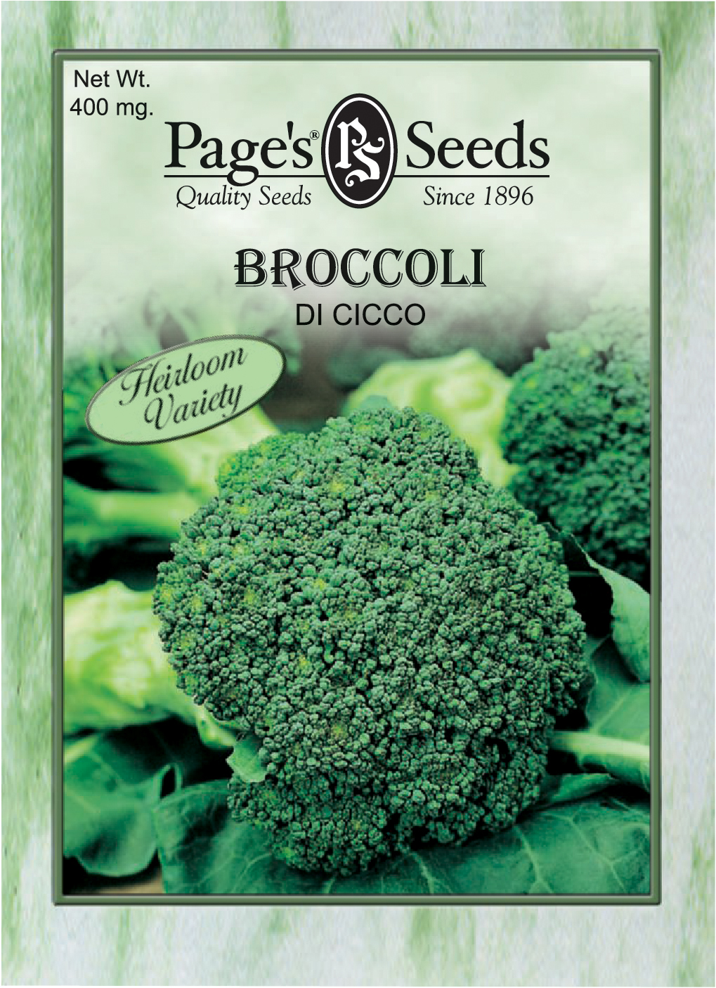 Broccoli Di Cicco The Page Seed Company, Inc