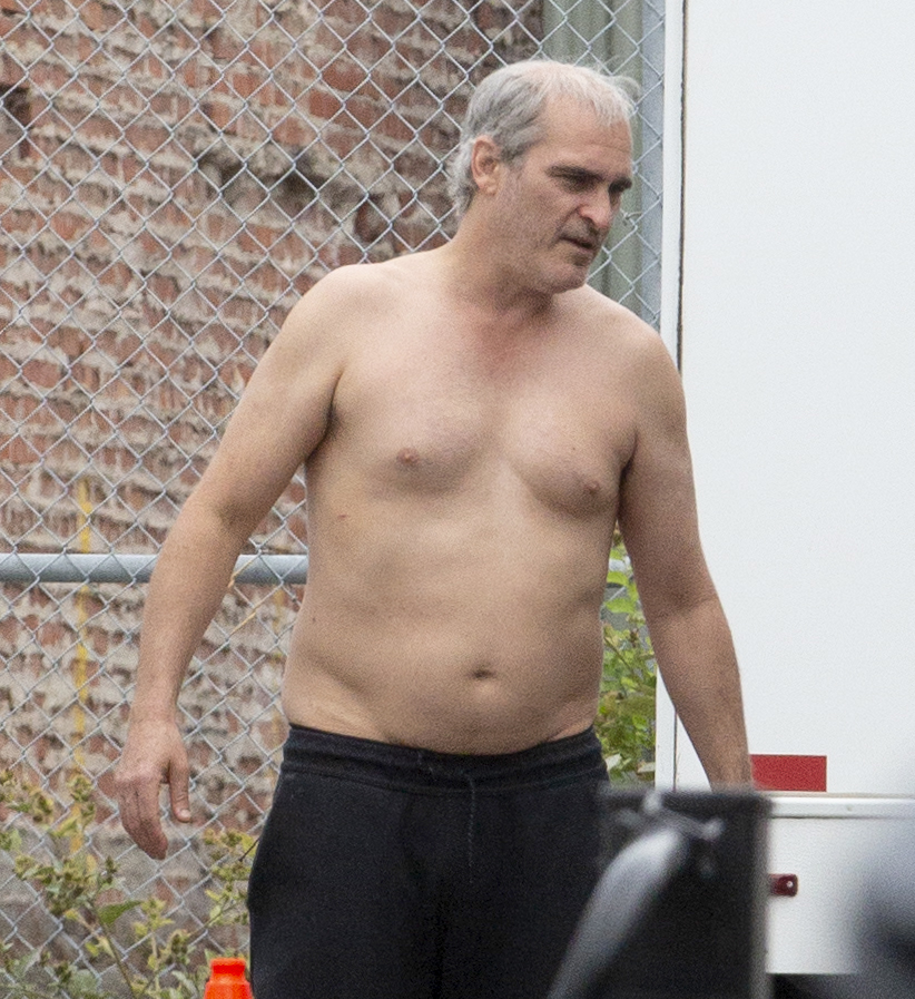 Joaquin Phoenix goes shirtless on set and more star snaps | Page Six