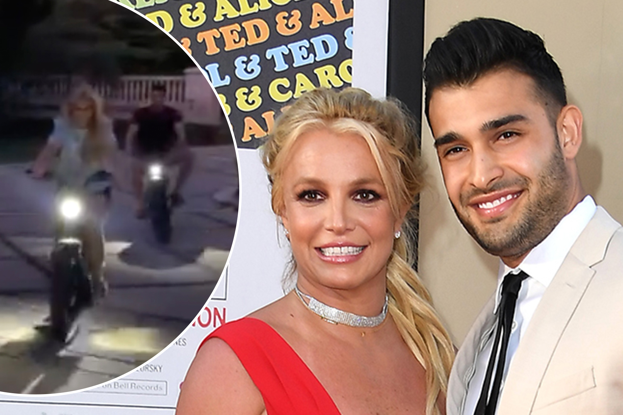 Britney Spears rides motorcycles with fiancé Sam Asghari
