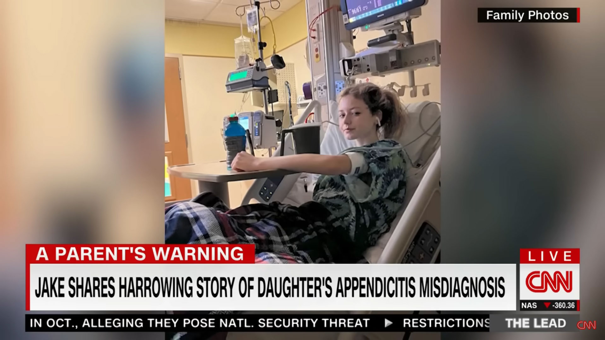 Trending Global Media Jake Tapper's daughter 'almost died' after being(011)