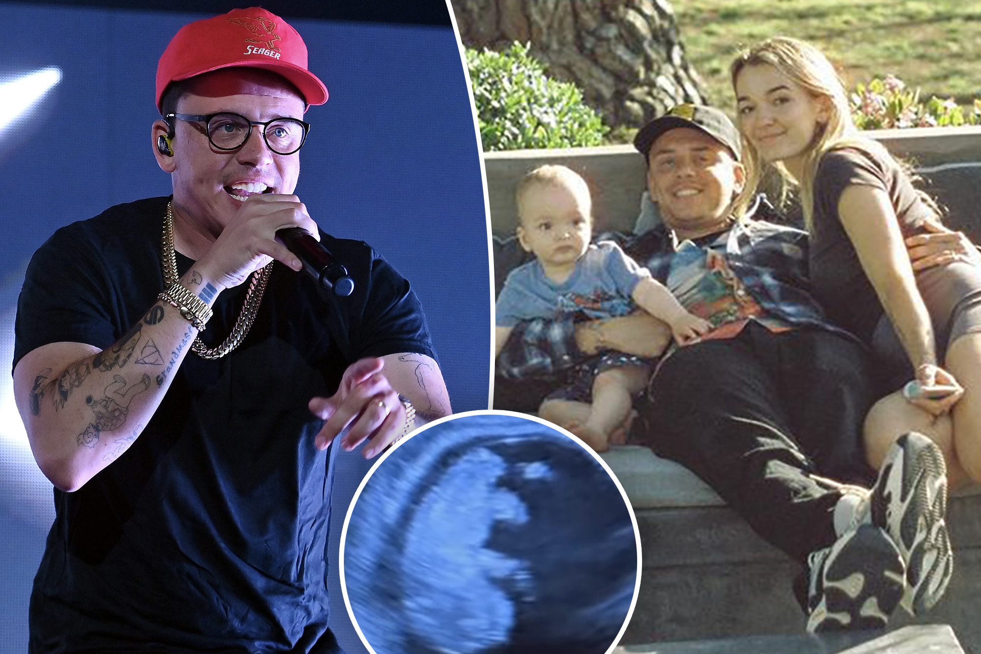 La moglie di Logic, Brittney Noell, incinta del bambino n Play Trucos(09)
