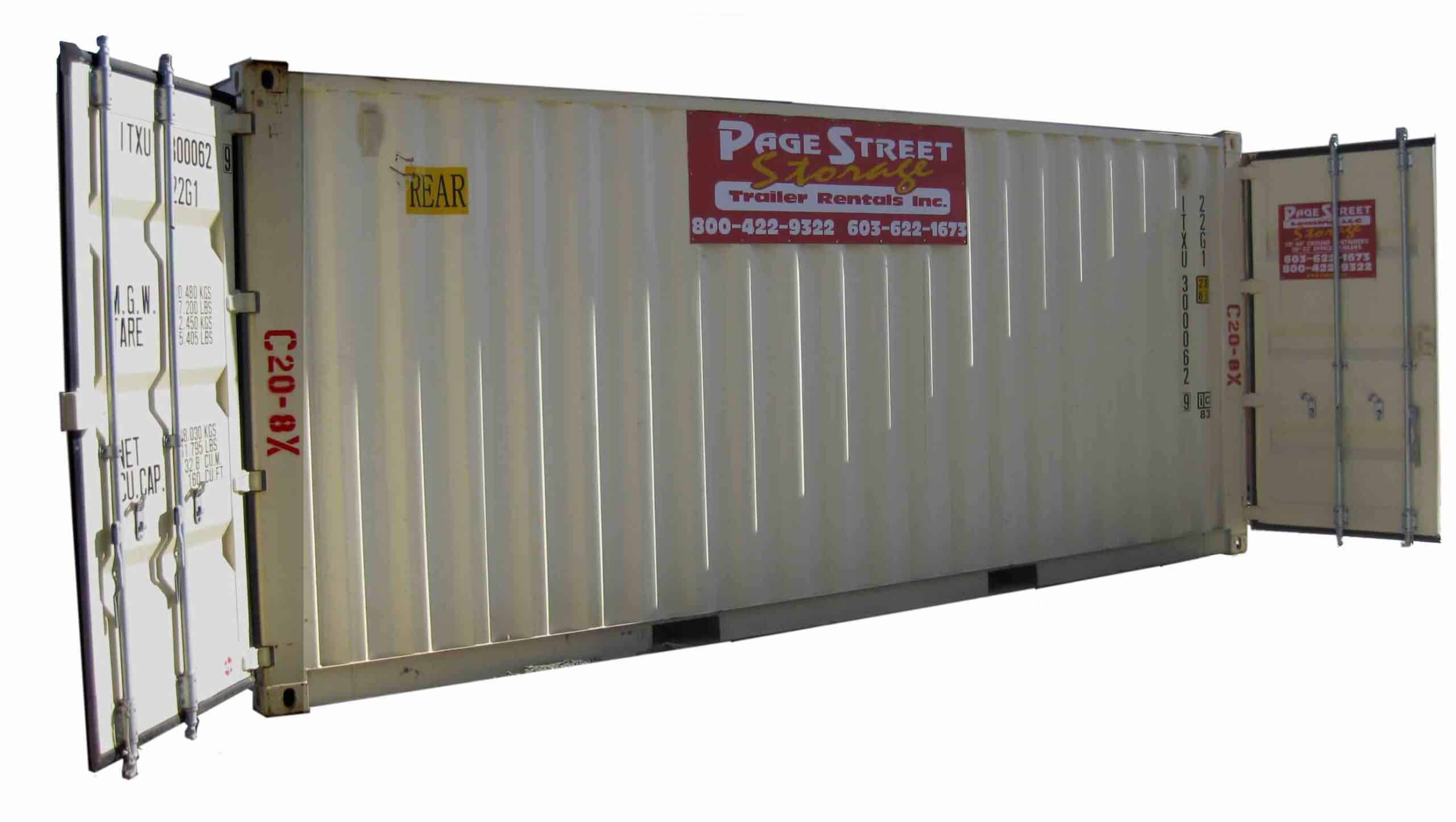 Buy a Storage Container Page Street Storage Candia, NH