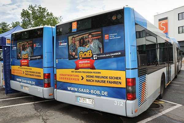 SAARBOB reist durch das Saarland