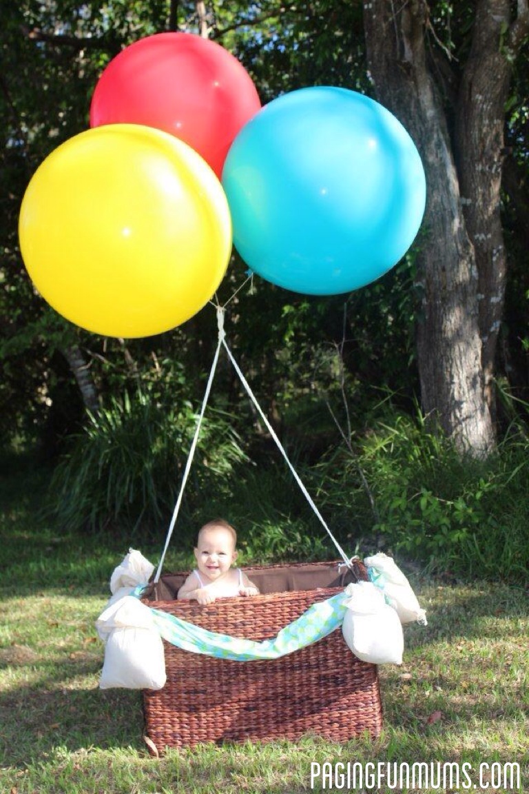 DIY Hot Air Balloon Photo Prop (Louise) Paging Fun Mums