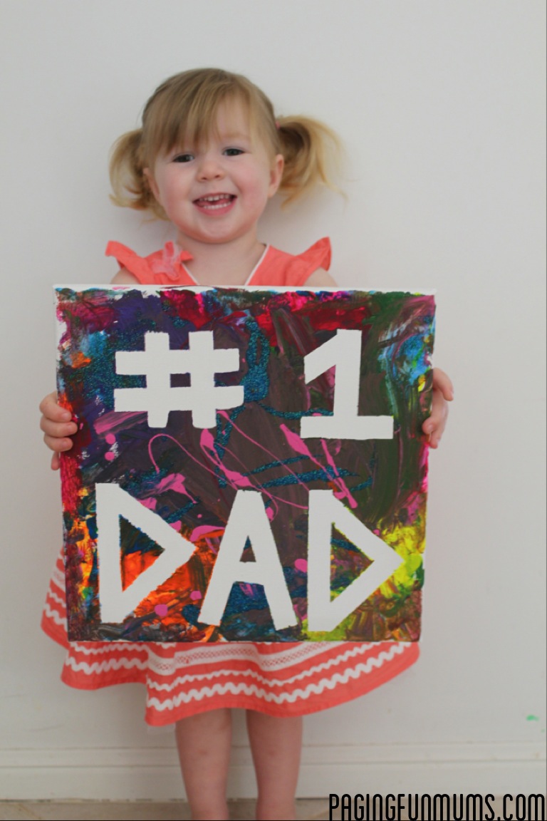 Masking Tape Canvas Paging Fun Mums