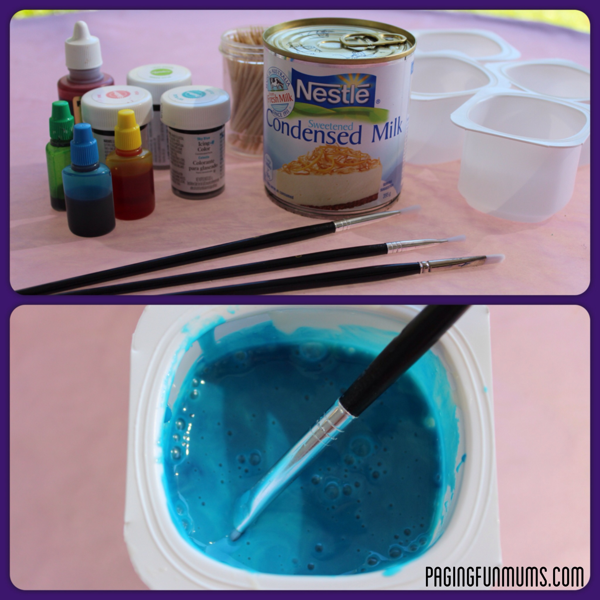 DIY Edible Paints