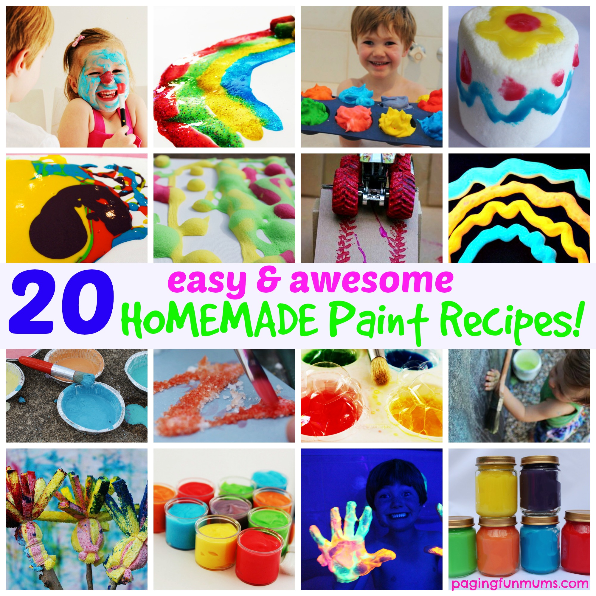 Homemade Paint Recipes Paging Fun Mums