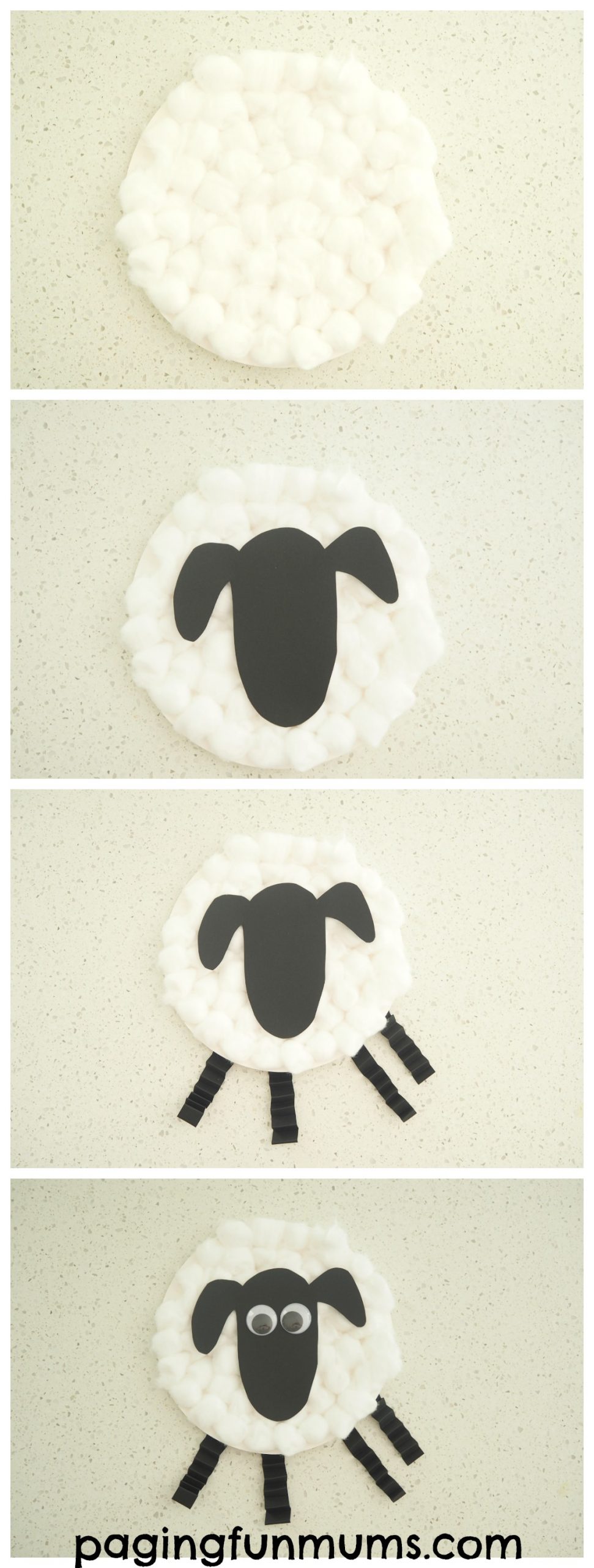 Paper Plate Sheep Craft Paging Fun Mums