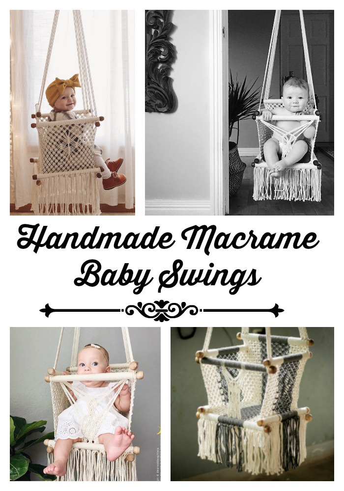 Beautiful Handmade Macrame Baby Swings and Hammocks! Paging Fun Mums