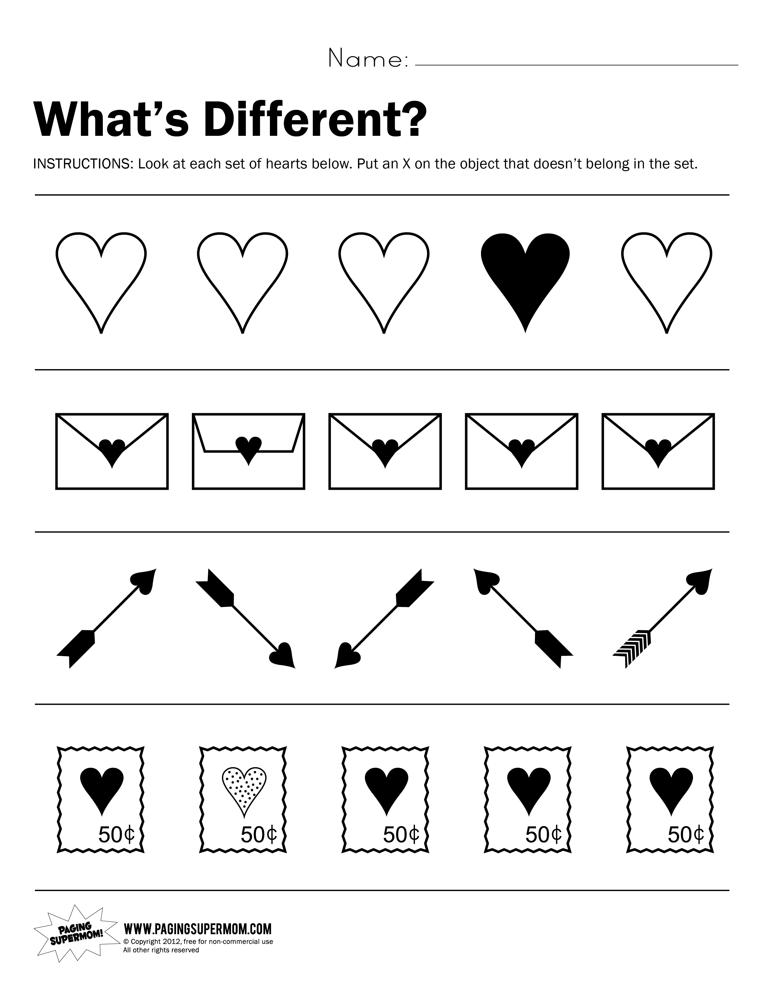 What's Different, Valentine? Paging Supermom
