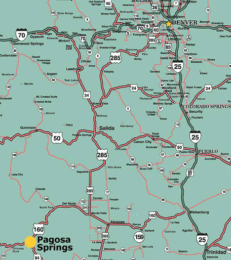 Aspen Springs Colorado Map Maps: Pagosa Springs, Colorado & The Southwest - Pagosa Springs Colorado