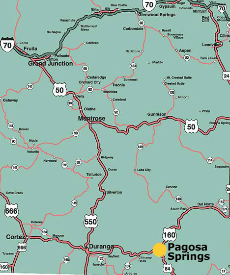 Aspen Springs Colorado Map Maps: Pagosa Springs, Colorado & The Southwest - Pagosa Springs Colorado