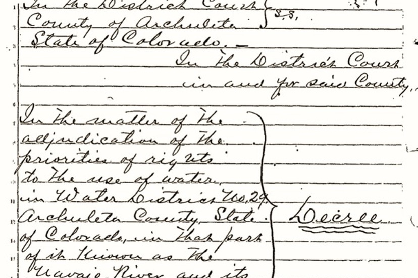 EDITORIAL Speculators Buying Up Colorado Water Rights? Part Eleven