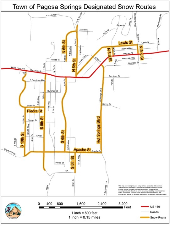 Town of Pagosa Springs Shares Snow Removal Information Pagosa Daily