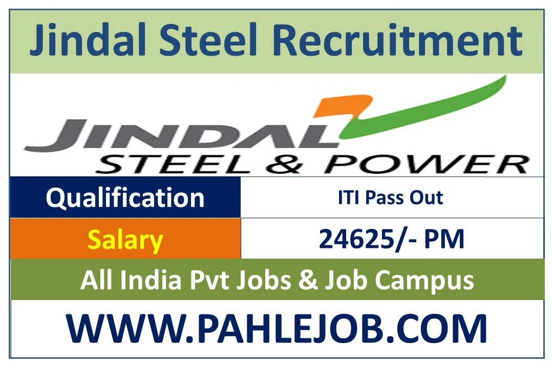 Jindal Steel Recruitment 2023 Free Job Campus Pahle Job