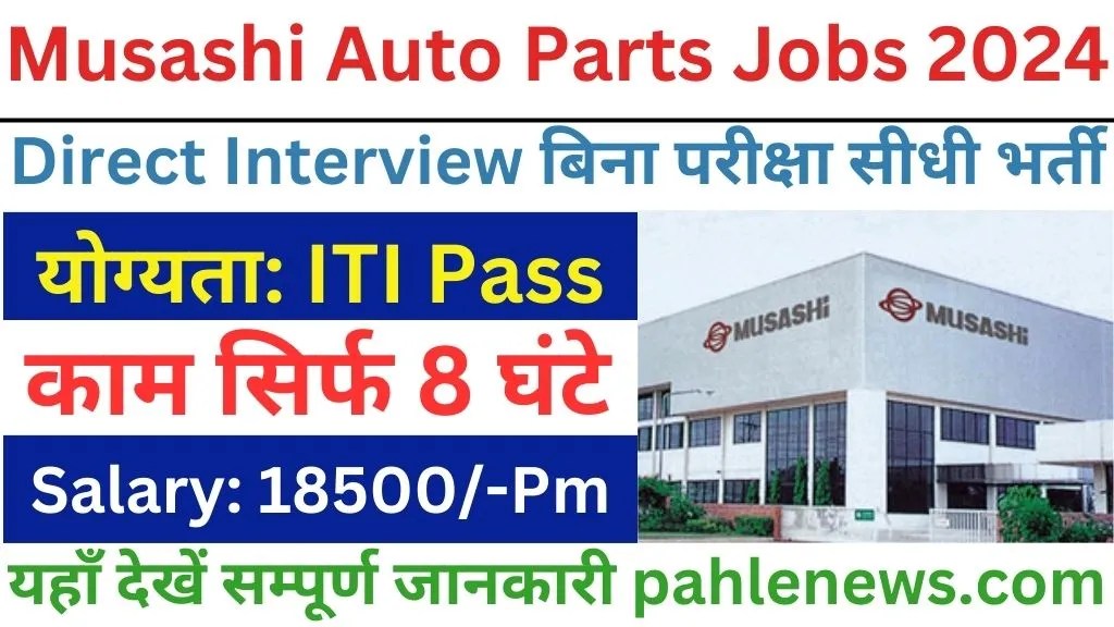 Maruti Suzuki CW Recruitment 2024 Apply Online Pahle News