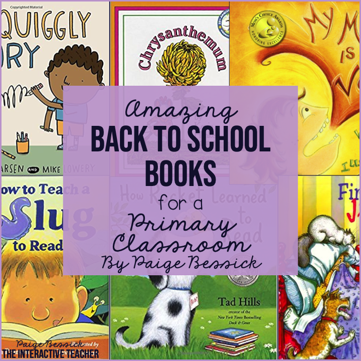 The Best BacktoSchool Read Alouds for First Grade Paige Bessick