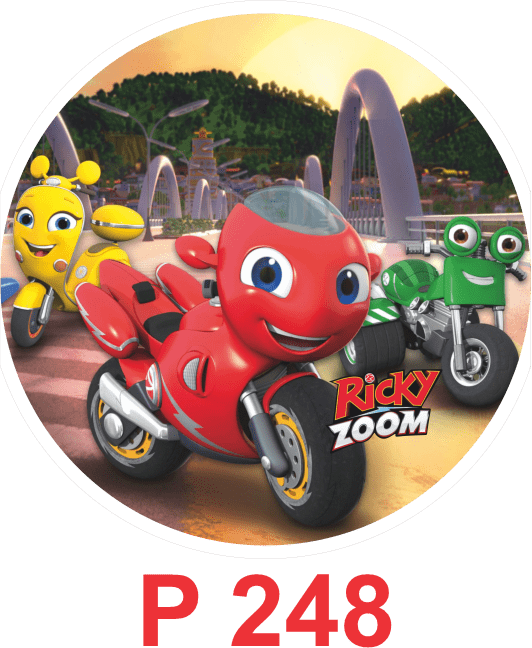 Ricky Zoom Painel Festas