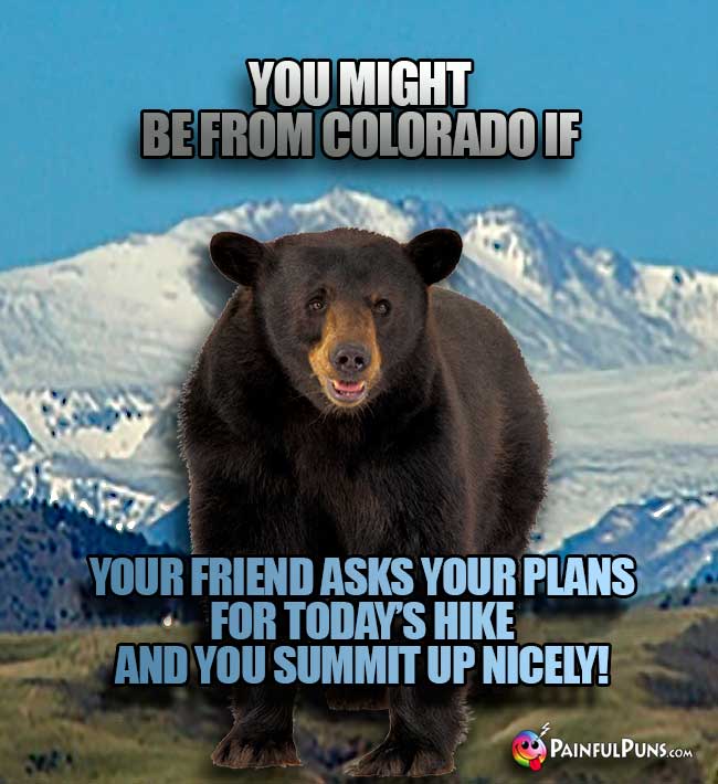 Colorado Mountain Jokes, High Altitude Humor