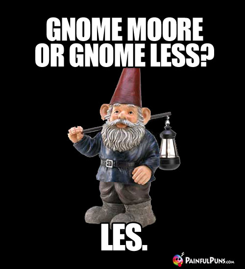 Gnome Puns, Garden Gnome Jokes, Troll Humor Painful