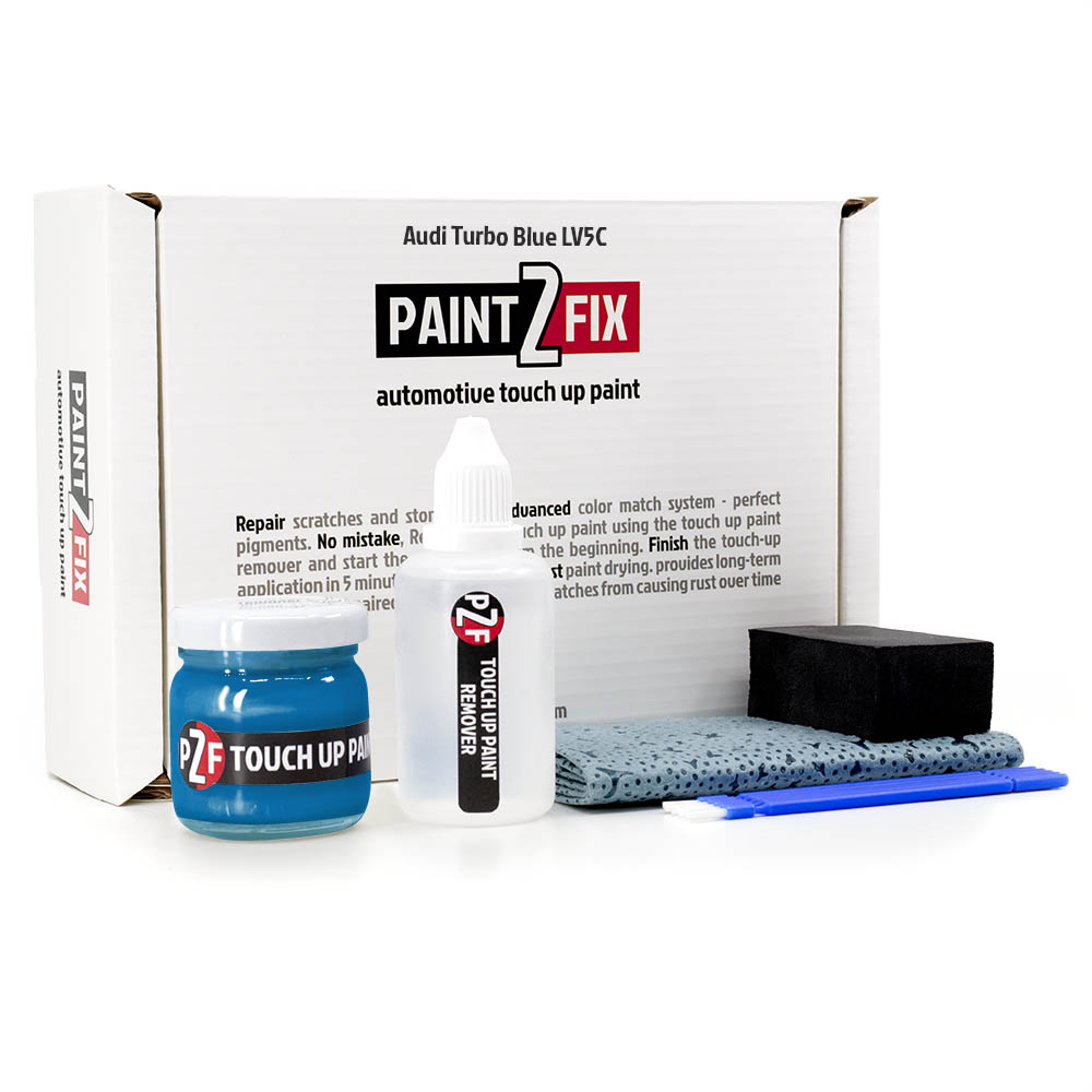 Audi Turbo Blue LV5C Touch Up Paint & Scratch Repair Kit Paint2Fix