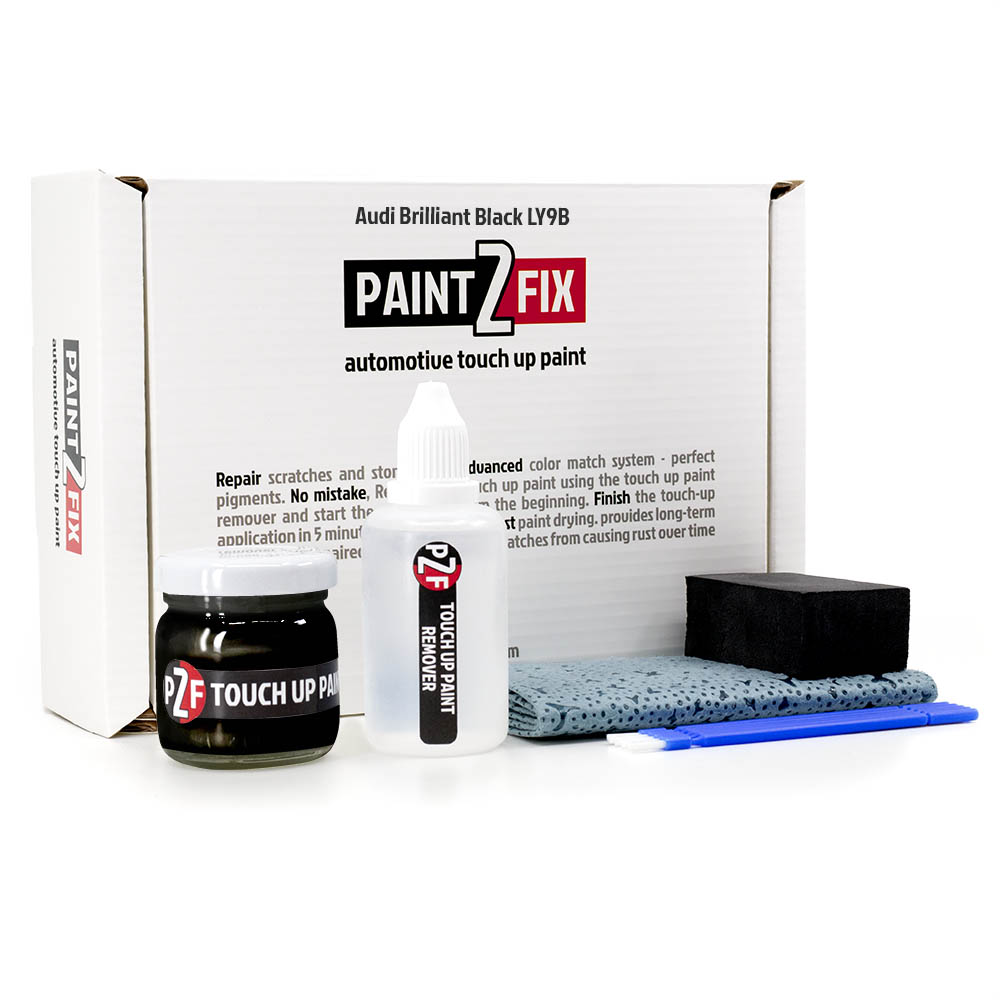 Audi Brilliant Black LY9B Kratz Reparatur & Auto Lackstift Reparatur