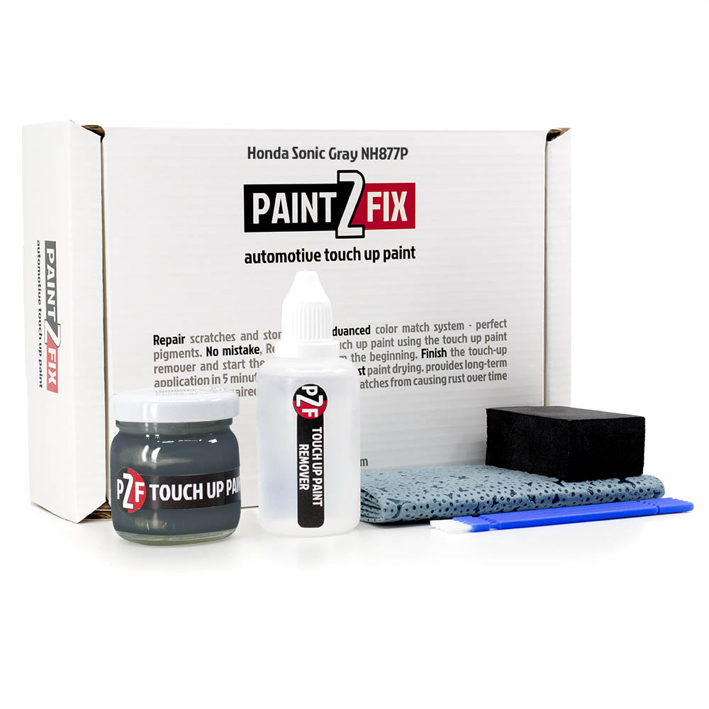 Honda Sonic Gray NH877P Touch Up Paint & Scratch Repair Kit Paint2Fix