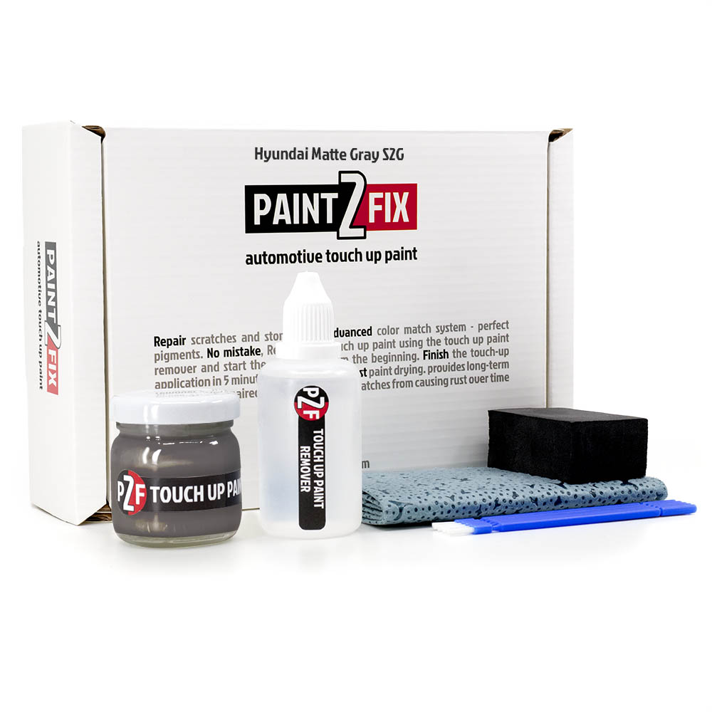 Hyundai Matte Gray S2G Touch Up Paint & Scratch Repair Kit Paint2Fix