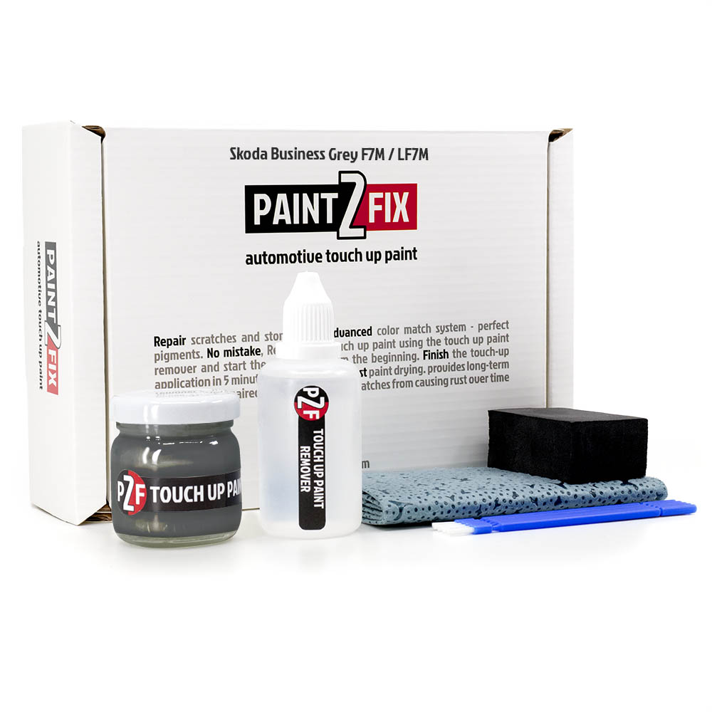 Skoda Business Grey F7M / LF7M Touch Up Paint & Scratch Repair Kit