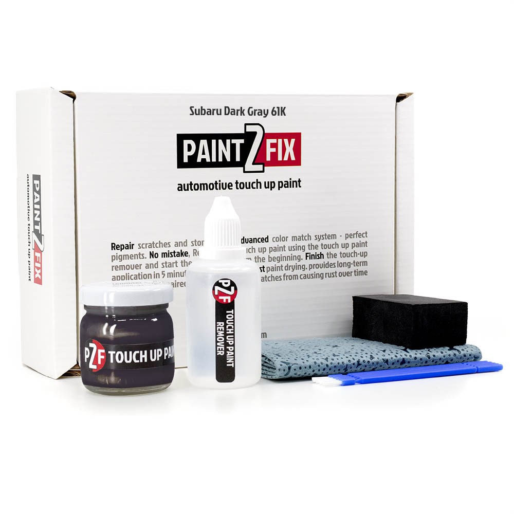 Subaru Dark Gray 61K Touch Up Paint & Scratch Repair Kit Paint2Fix