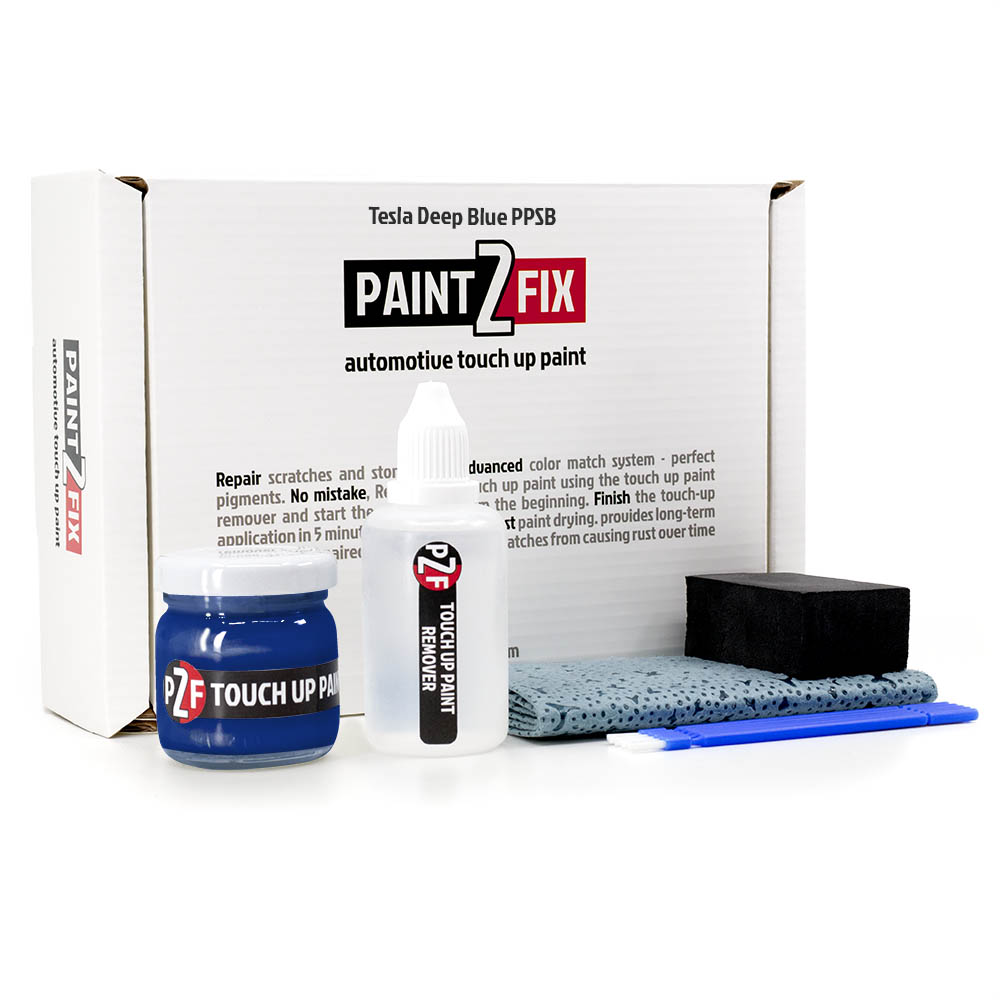 Tesla Deep Blue PPSB Touch Up Paint & Scratch Repair Kit Paint2Fix Touch Up Paint